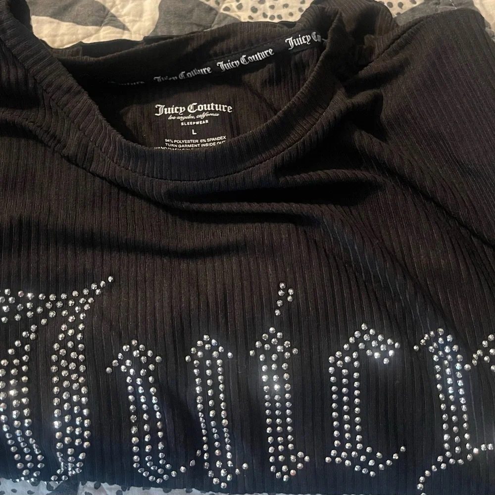 Juicy Couture Night Gowns - Black and Gray - Picture 2 of 5